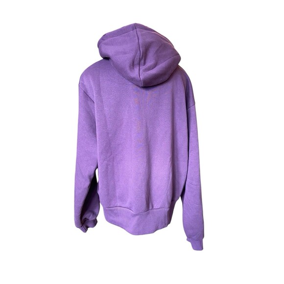 Taylor Swift Speak Now TV The Story of Us Purple Crop Hoodie Size XL Distressed - Picture 4 of 13